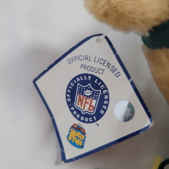 Vintage 1998 NFL Greenbay Packer Cheerleader Plush Teddy Bear Doll - Picture 6 of 9